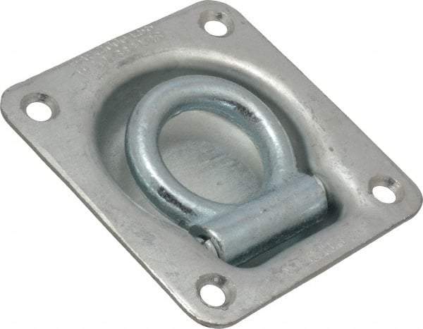 Value Collection - Zinc Finish Trap Door Ring - 1" High x 3-3/4" Wide - Caliber Tooling