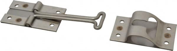 Made in USA - 5-1/2" Long Stainless Door Holder - 4" Stem Length - Caliber Tooling