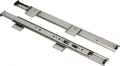 Knape & Vogt - 16" Slide Length, Chrome Variable-Height Keyboard Slide - Chrome Finish - Caliber Tooling