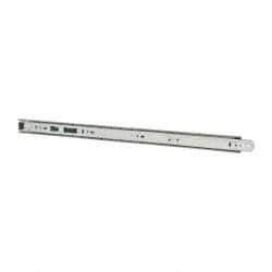 Knape & Vogt - 22" Slide Length, 16.5" Travel Length, Chrome Drawer Slide - Chrome Finish - Caliber Tooling