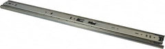 Knape & Vogt - 20" Slide Length, Chrome Box or Vertical File Drawer Slide - 18" Wide, Chrome Finish - Caliber Tooling