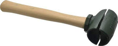 Garland - 2-1/2 Lb Head 1-3/4" Face Malleable Iron Split Head Hammer without Faces - Wood Handle - Caliber Tooling