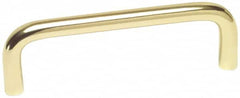 Value Collection - Pulls - Bright Brass Finish, Brass, 4" Center to Center - Caliber Tooling