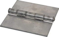 Made in USA - 4" Wide x 1/8" Thick, Blank Butt Hinge - Aluminum, Plain Finish - Caliber Tooling