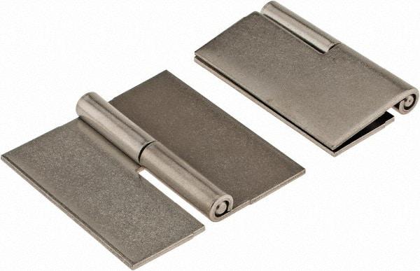 Made in USA - 2-1/2" Wide x 0.075" Thick, Slip Joint Hinge - Stainless Steel, Plain Finish - Caliber Tooling