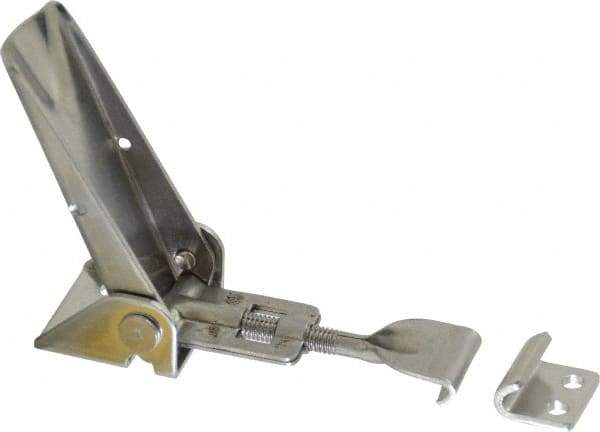 Value Collection - 3.04" Long x 1.1" Wide, 1051 Series Latch - Stainless Steel, with Stainless Steel Finish - Caliber Tooling