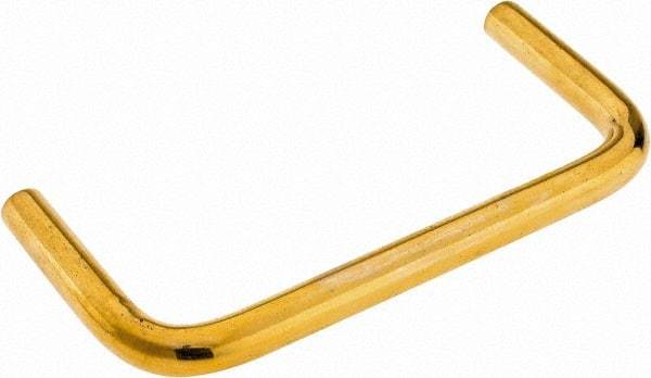 Electro Hardware - Round Handle - Plain, Brass, 3" Center to Center - Caliber Tooling