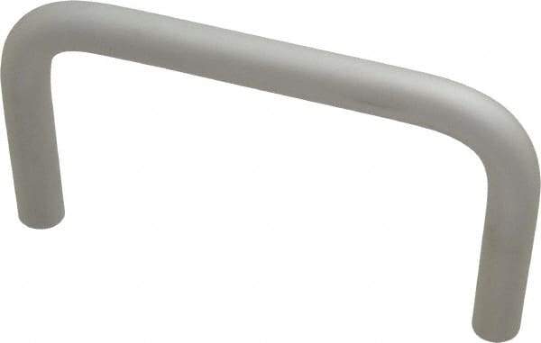 Electro Hardware - Round Handle - Clear Finish, Aluminum, 5" Center to Center - Caliber Tooling