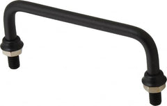 Electro Hardware - Round Handle - Black Coated, Aluminum, 4-1/4" Center to Center - Caliber Tooling