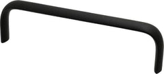 Electro Hardware - 1-3/4" High Oval Handle - Brush Black Anodized, Aluminum, 6" Center to Center - Caliber Tooling