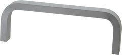 Electro Hardware - 1-1/2" High Rectangular Handle - Clear Finish, Aluminum, 4" Center to Center - Caliber Tooling