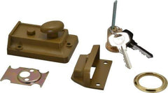 Yale - 1-1/8 to 2-1/4" Door Thickness, US3/Bright Brass Finish, Latch Deadbolt - Rim Cylinder - Caliber Tooling