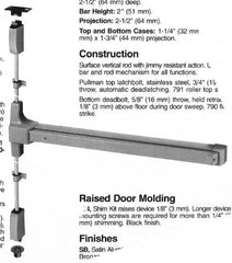 Yale - Flatbars Hand: LHR Rating: Panic Rated - Caliber Tooling