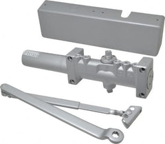 Norton Door Closers - Push & Pull Side Mount, Multi Size Closer Power Operated Damper - Aluminum Finish - Caliber Tooling