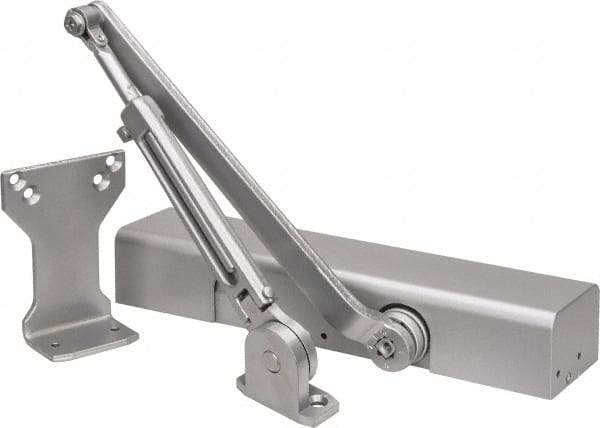 Norton Door Closers - Push & Pull Side Mount, Multi Size Closer Power Operated Damper - Aluminum Finish - Caliber Tooling