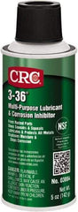 CRC - 6 oz Aerosol Can Lubricant - Clear Blue-Green, -50°F to 250°F, Food Grade - Caliber Tooling