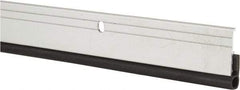 Pemko - 84" Long x 1-1/4" Wide, Head & Jamb Weatherstripping - Clear Anodized Aluminum Finish - Caliber Tooling