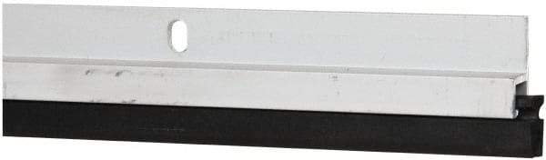 Pemko - 36" Long x 1-1/16" Wide, Heavy-Duty Head & Jamb Weatherstripping - Clear Anodized Aluminum Finish - Caliber Tooling