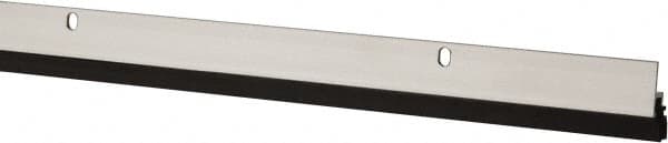 Pemko - 96" Long x 1-1/16" Wide, Heavy-Duty Head & Jamb Weatherstripping - Clear Anodized Aluminum Finish - Caliber Tooling