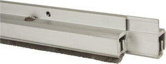 Pemko - 96" Long x 1-1/4" Wide, Adjustble Double Door Split Astragal Weatherstripping - Clear Anodized Aluminum Finish - Caliber Tooling