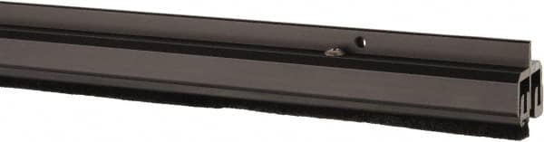 Pemko - 96" Long x 1-1/4" Wide, Adjustble Double Door Split Astragal Weatherstripping - Dark Bronze Anod. Aluminum Finish - Caliber Tooling