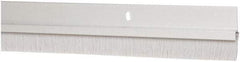 Pemko - Door Bottom Sweep - Nylon Brush, 1-1/2" High, Clear Anodium Aluminum Coated - Caliber Tooling