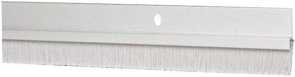 Pemko - Door Bottom Sweep - Nylon Brush, 1-1/2" High, Clear Anodium Aluminum Coated - Caliber Tooling