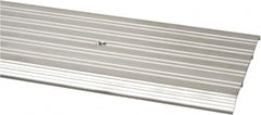 Pemko - 48" Long x 7" Wide x 1/2" High, Saddle Threshold - Mill Finish Aluminum - Caliber Tooling