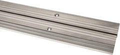 Pemko - 36" Long x 4-1/8" Wide x 1/2" High, Saddle Threshold - Mill Finish Aluminum - Caliber Tooling