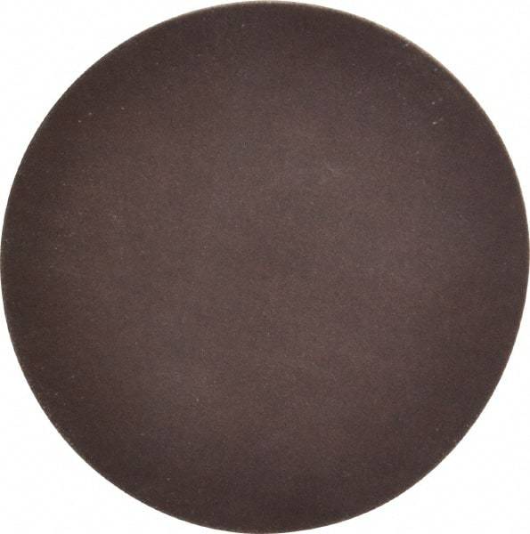 Made in USA - 4" Diam, 320 Grit Aluminum Oxide Adhesive PSA Disc - Extra Fine Grade, Black & White, X Weighted Backing, Flexible - Caliber Tooling