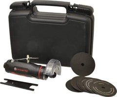 Universal Tool - 2-7/8" Wheel Diam, 22,000 RPM, Pneumatic Cutoff & Cutoff-Grinder Tool - Straight Handle - Caliber Tooling