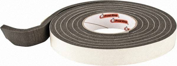 Frost King - 10' Long x 1" Wide, High Density Foam Tape Weatherstripping - Rubber Foam - Caliber Tooling