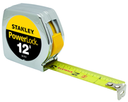 STANLEY® PowerLock® Metal Case Tape Measure 3/4" x 12' - Caliber Tooling