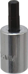 Proto - 3/8" Drive, 6mm Hex Bit Socket - 1-49/64" OAL, 3/4" Bit Length - Caliber Tooling