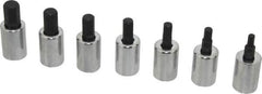 Proto - 7 Piece 3/8" Drive Metric Hex Bit Socket Set - 4 to 10mm Hex - Caliber Tooling