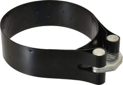 Plews - 5-5/32 to 5-21/32" Diam, Heavy Duty Truck Oil Filter Wrench - Steel, For Use with Filters from 5-5/32" to 5-21/32" - Caliber Tooling