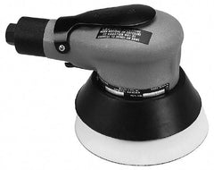 Sioux Tools - 10,000 OPM, 20 CFM Air Consumption, Palm Air Orbital Sander - Round Pad, 1/4 NPT Inlet - Caliber Tooling