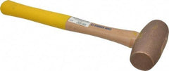 Cook Hammer - 5 Lb Head Nonsparking Mallet - 16" OAL, Wood Handle - Caliber Tooling