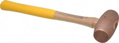 Cook Hammer - 5 Lb Head Nonsparking Mallet - 16" OAL, Wood Handle - Caliber Tooling