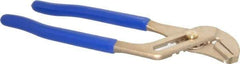 Ampco - 12" OAL, Groove Joint Tongue & Groove Pliers - Standard Straight Jaws, Standard Head - Caliber Tooling