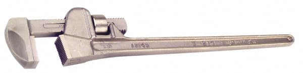 Ampco - 10" Bronze Straight Pipe Wrench - 1" Pipe Capacity - Caliber Tooling