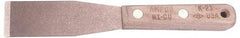 Ampco - 3-1/2" Wide Nickel Copper Putty Knife - Flexible, Wood Handle, 8-1/2" OAL - Caliber Tooling