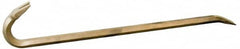 Ampco - 36" OAL Nonsparking Wrecking Bar - 1-11/16" Wide, Aluminum Bronze - Caliber Tooling