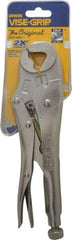 Irwin - 10" OAL Locking Jaw Locking Pliers - 5/8 to 1-1/8" Jaw Opening, Standard Handle - Caliber Tooling