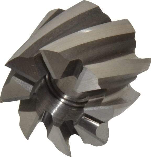 Keo - 1-1/2" Diam, 1/2" Arbor Hole Diam, 1-1/8" Length of Cut, 8 Flute, Cobalt, Finisher Shell End Mill - Right Hand Cut, Right Hand Spiral Flute, Uncoated - Caliber Tooling