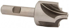 Keo - 3/8" Radius, 1-1/4" Mill Diam, 4 Flute High Speed Steel Corner Rounding End Mill - Single End, Uncoated, 3/8" Tip Diam, 3-1/2" OAL, 1/2" Shank Diam - Caliber Tooling