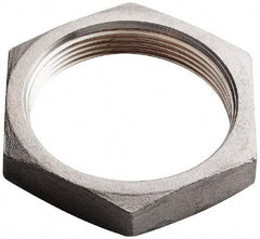 Merit Brass - 3" Grade 304 Stainless Steel Pipe Locknut - FNPSL End Connections, 150 psi - Caliber Tooling