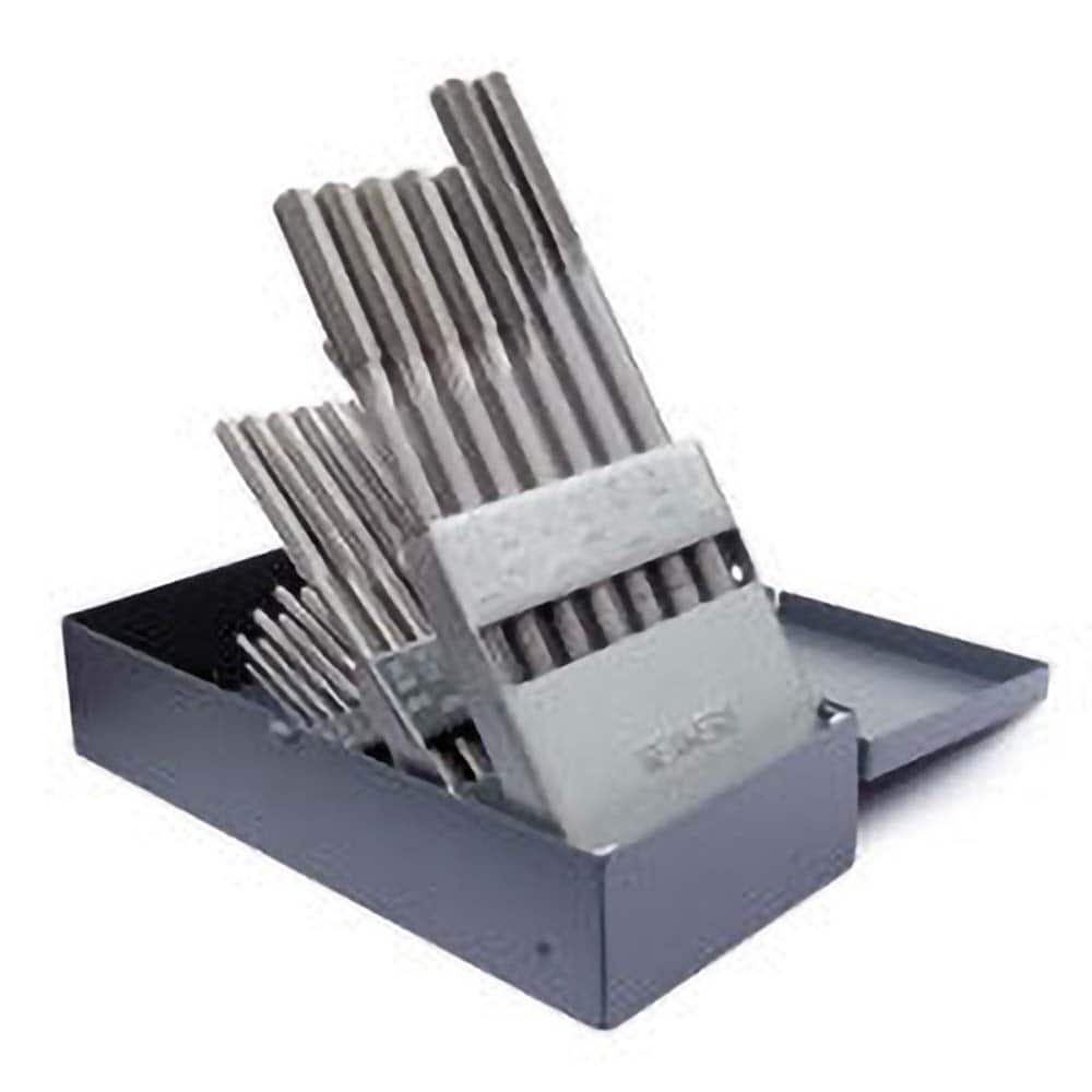 Titan USA - Chucking Reamer Sets; Minimum Reamer Diameter (Wire): #60 ; Maximum Reamer Diameter (Wire): #1 ; Reamer Material: High Speed Steel ; Includes Dowel Pin Reamer: No ; Includes Over/Under Size Reamer: No ; Flute Type: Straight - Exact Industrial Supply