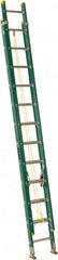 Louisville - 24' High, Type I Rating, Fiberglass Industrial Extension Ladder - Caliber Tooling