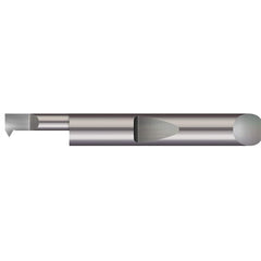 Micro 100 - Single Point Threading Tools; Thread Type: Internal ; Material: Solid Carbide ; Profile Angle: 60 ; Threading Diameter (Decimal Inch): 0.1000 ; Cutting Depth (Decimal Inch): 0.6000 ; Maximum Threads Per Inch: 56 - Exact Industrial Supply